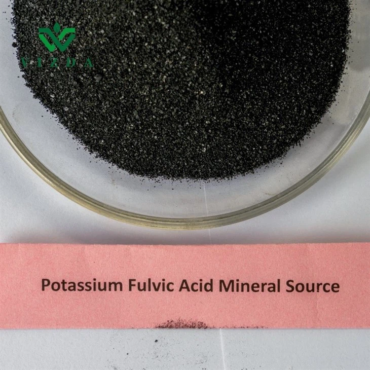 Mineral Source Potassium Fulvate Powder Fulvic Acid 52% Organic Fertilizer