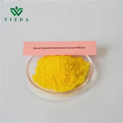 Nitrato de calcio y amonio con boro añadido