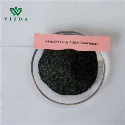 Polvo de escamas de ácido fúlvico de potasio de fuente mineral